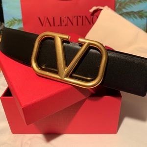 Valentino V Logo Belt